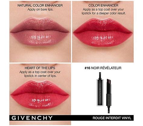 givenchy rouge vinyl|Givenchy rouge interdit temptation black.